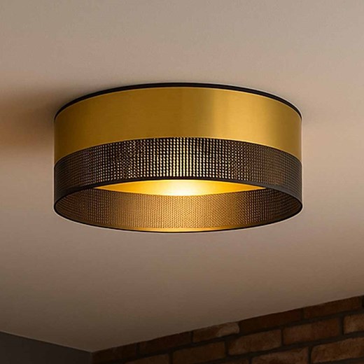 Lampa sufitowa złoty plafon glamour DUBAJ GLAM fi - 40 cm ze sklepu Lysne w kategorii Lampy sufitowe - zdjęcie 184766866
