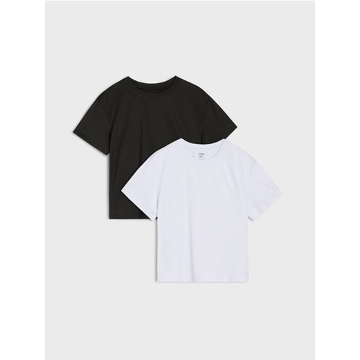 Sinsay - Koszulki 2 pack Active - wielobarwny ze sklepu Sinsay w kategorii T-shirty chłopięce - zdjęcie 184766976