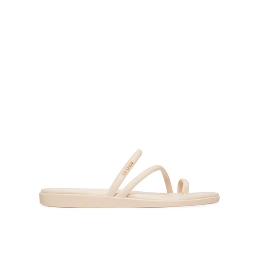 Japonki Crocs Miami Toe Loop 209862 Beżowy ze sklepu eobuwie.pl w kategorii Klapki damskie - zdjęcie 184767526