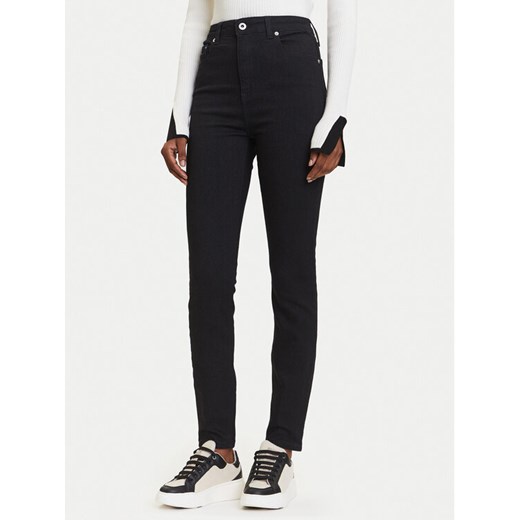 Karl Lagerfeld Jeans Jeansy A3W10002 Czarny Skinny Fit ze sklepu MODIVO w kategorii Jeansy damskie - zdjęcie 184768098