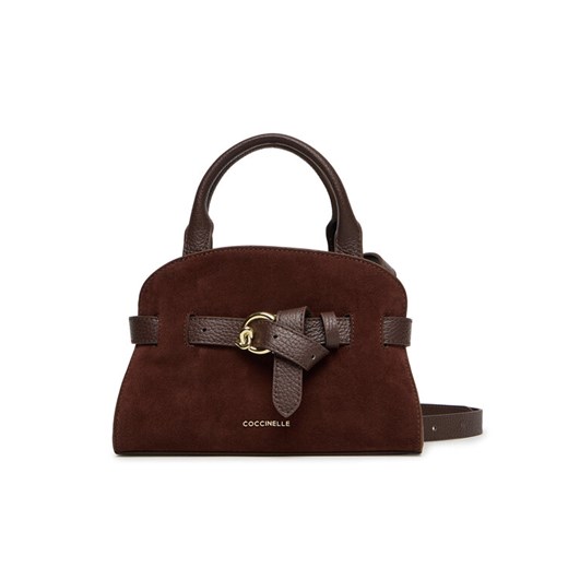 Coccinelle Torebka Tlb Coccinellesabine Suede Bi E1 TLB 18 03 01 Brązowy ze sklepu MODIVO w kategorii Kopertówki - zdjęcie 184768189