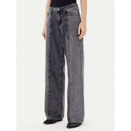 Karl Lagerfeld Jeans Jeansy A3W10070 Szary Relaxed Fit ze sklepu MODIVO w kategorii Jeansy damskie - zdjęcie 184768199