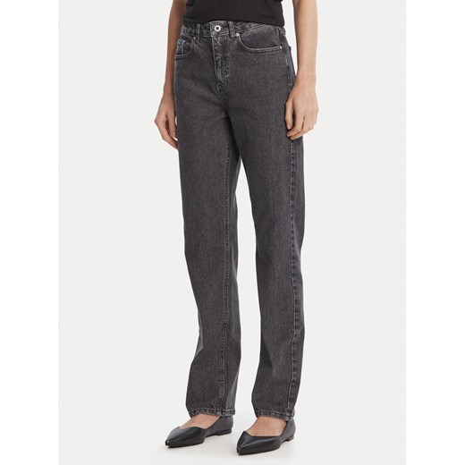 Karl Lagerfeld Jeans Jeansy A3W10003 Szary Straight Fit ze sklepu MODIVO w kategorii Jeansy damskie - zdjęcie 184768245