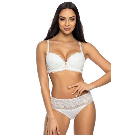 Biustonosz push-up mleko Evie M-3522/11, Kolor mleczny, Rozmiar 80E, Mat ze sklepu Intymna w kategorii Biustonosze - zdjęcie 184769399