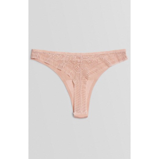 Ysabel Mora stringi damskie beżowe 19673, Kolor beżowy, Rozmiar L, YSABEL MORA ze sklepu Intymna w kategorii Majtki damskie - zdjęcie 184769555