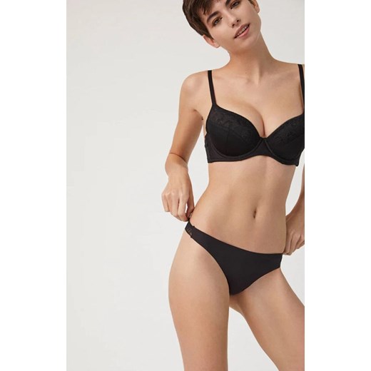 Ysabel Mora stringi damskie czarne 19673, Kolor czarny, Rozmiar L, YSABEL MORA ze sklepu Intymna w kategorii Majtki damskie - zdjęcie 184769557
