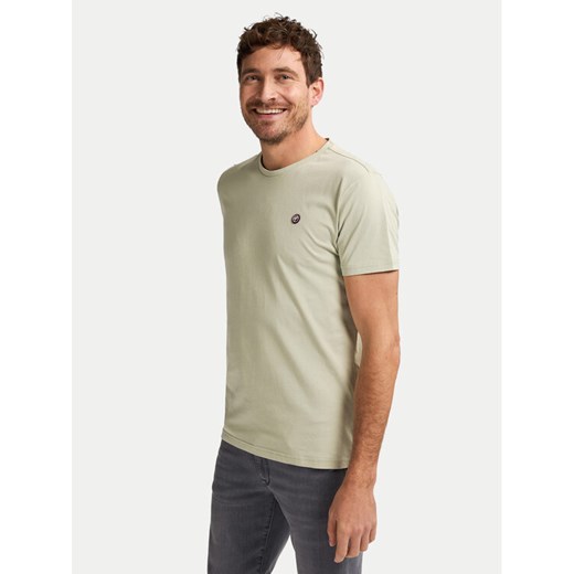 Petrol Industries T-Shirt M-ROS-TSR002 Zielony Regular Fit ze sklepu MODIVO w kategorii T-shirty męskie - zdjęcie 184769795