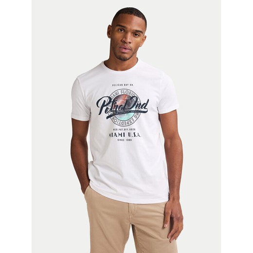 Petrol Industries T-Shirt M-1050-TSR602 Biały Regular Fit ze sklepu MODIVO w kategorii T-shirty męskie - zdjęcie 184769797