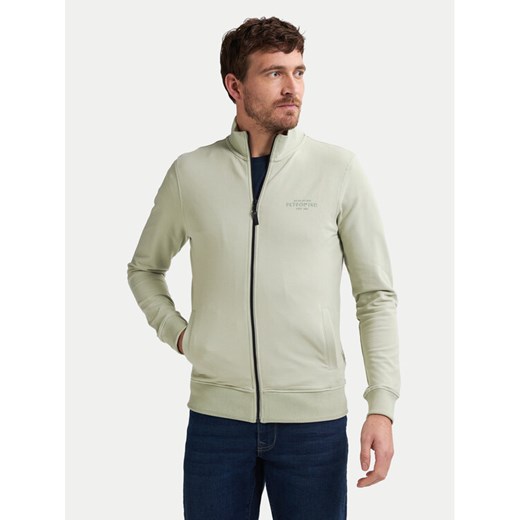 Petrol Industries Bluza M-1050-SWC303 Zielony Regular Fit ze sklepu MODIVO w kategorii Bluzy męskie - zdjęcie 184769799
