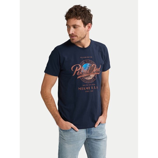 Petrol Industries T-Shirt M-1050-TSR602 Granatowy Regular Fit ze sklepu MODIVO w kategorii T-shirty męskie - zdjęcie 184769818