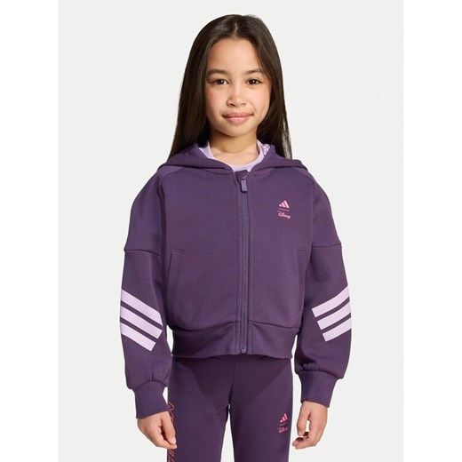 adidas Bluza Disney Minnie Mouse JL9193 Fioletowy Loose Fit ze sklepu MODIVO w kategorii Bluzy dziewczęce - zdjęcie 184769829