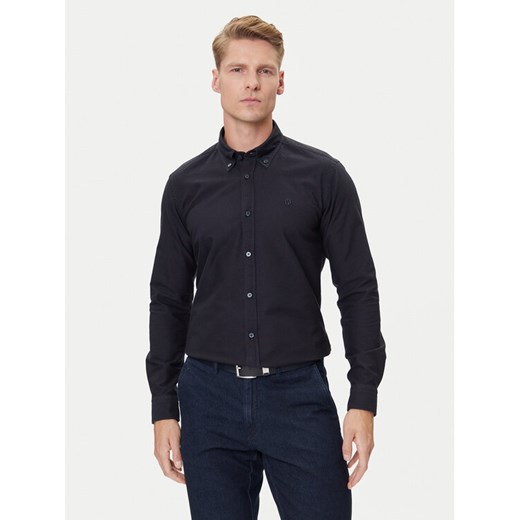 BOSS Koszula H-Roan 50544917 Granatowy Slim Fit ze sklepu MODIVO w kategorii Koszule męskie - zdjęcie 184769848