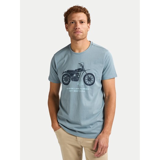 Petrol Industries T-Shirt M-1050-TSR707 Niebieski Regular Fit ze sklepu MODIVO w kategorii T-shirty męskie - zdjęcie 184769865