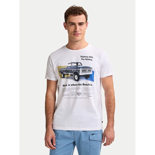 Petrol Industries T-Shirt M-1050-TSR604 Biały Regular Fit ze sklepu MODIVO w kategorii T-shirty męskie - zdjęcie 184769887