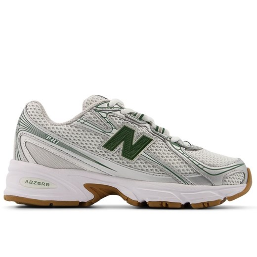 Buty młodzieżowe New Balance GR740SF - srebrne ze sklepu streetstyle24.pl w kategorii Buty sportowe damskie - zdjęcie 184772867