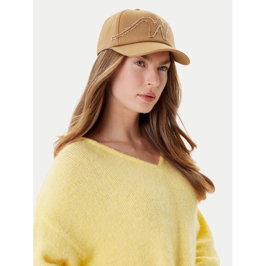 Czapka z daszkiem Weekend Max Mara Rugiada 2525576054 Brązowy ze sklepu eobuwie.pl w kategorii Czapki z daszkiem damskie - zdjęcie 184772886
