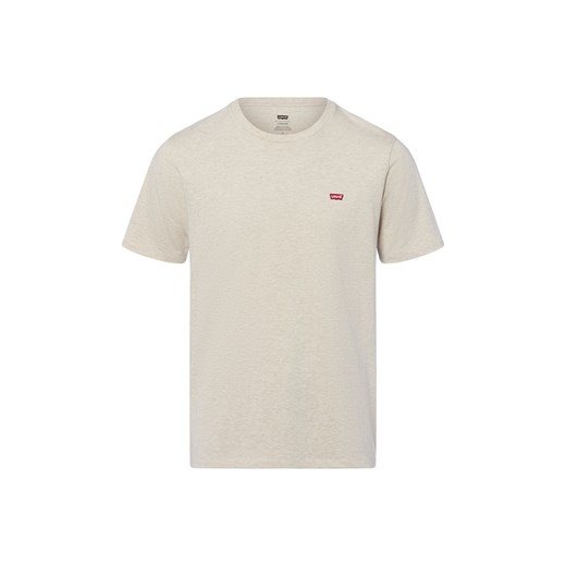 Levi's T-shirt męski Mężczyźni Dżersej piaskowy jednolity ze sklepu vangraaf w kategorii T-shirty męskie - zdjęcie 184773259