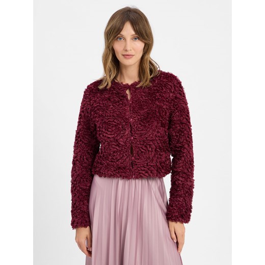 Rich & Royal Bluza damska Kobiety Sztuczne włókno bakłażanowy jednolity ze sklepu vangraaf w kategorii Kurtki damskie - zdjęcie 184773327