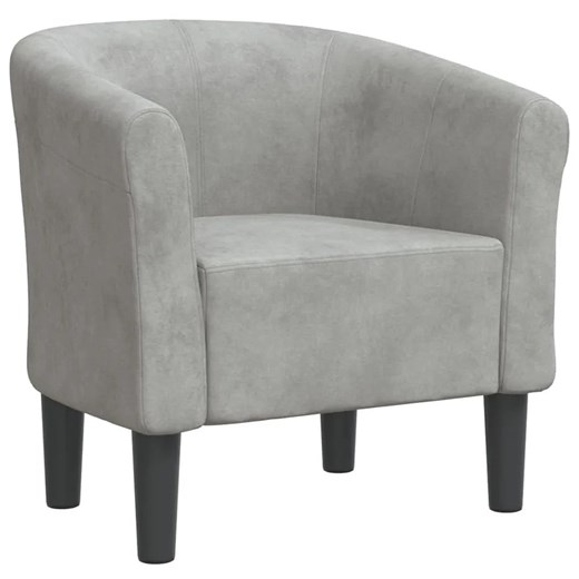 Jasnoszary fotel klubowy E8-A87 ze sklepu Edinos.pl w kategorii Fotele - zdjęcie 184774595