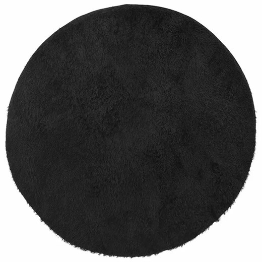 Czarny okrągły dywan 100 cm H8-R92 ze sklepu Edinos.pl w kategorii Dywany - zdjęcie 184774618