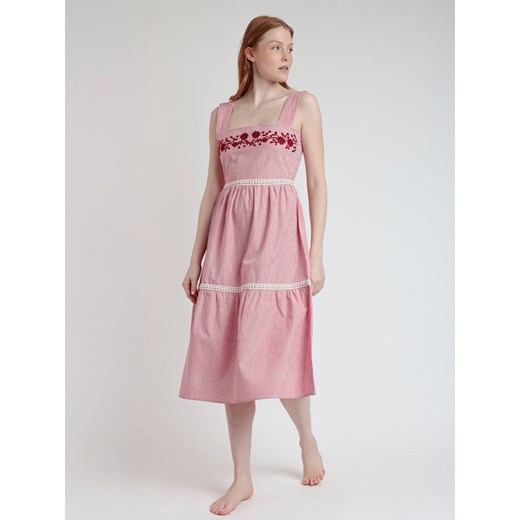 admas Sukienka w kolorze jasnoróżowym Admas L wyprzedaż Limango Polska
