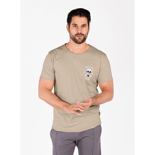 KEY LARGO Koszulka &quot;Potential&quot; w kolorze beżowym ze sklepu Limango Polska w kategorii T-shirty męskie - zdjęcie 184776308