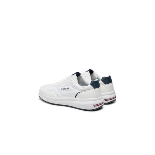 Sneakersy Tommy Hilfiger Faston Mix Ess FM0FM05141 Biały Tommy Hilfiger 43 eobuwie.pl