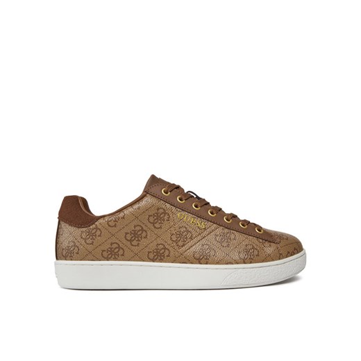 Guess Sneakersy Nola FMPNOG FAL12 Beżowy ze sklepu MODIVO w kategorii Buty sportowe męskie - zdjęcie 184776559