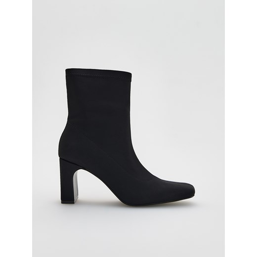 Reserved - Botki na obcasie - czarny Reserved 39 Reserved