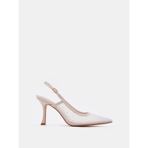 Mohito - Czółenka na szpilce - beżowy ze sklepu Mohito w kategorii Czółenka - zdjęcie 184777035