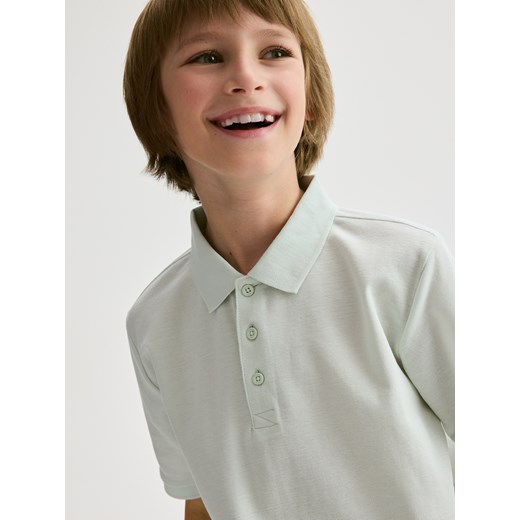 Reserved - T-shirt polo - jasnoniebieski Reserved 164 (13 lat) Reserved