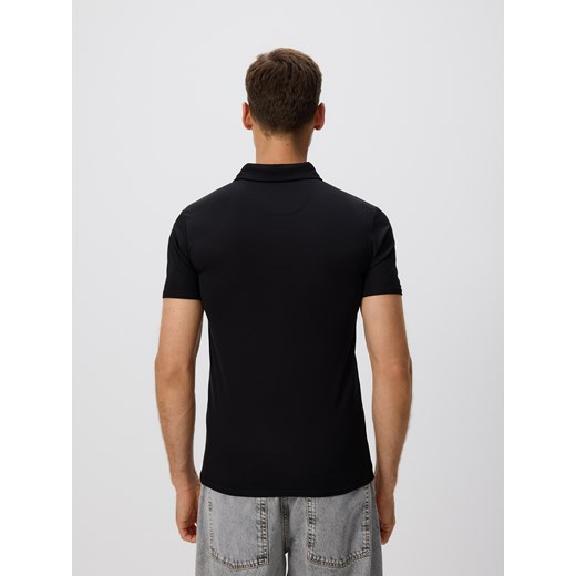 Reserved - Koszulka polo slim - czarny Reserved M Reserved