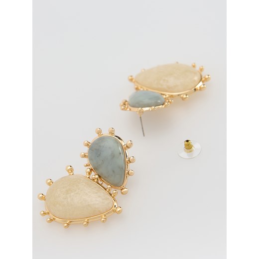 Reserved - Kolczyki o nieregularnym kształcie - wielobarwny Reserved ONE SIZE Reserved