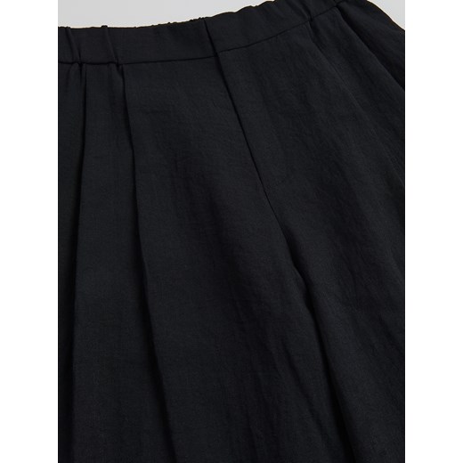 Reserved - Luźne spodnie z wiskozą - czarny Reserved L Reserved