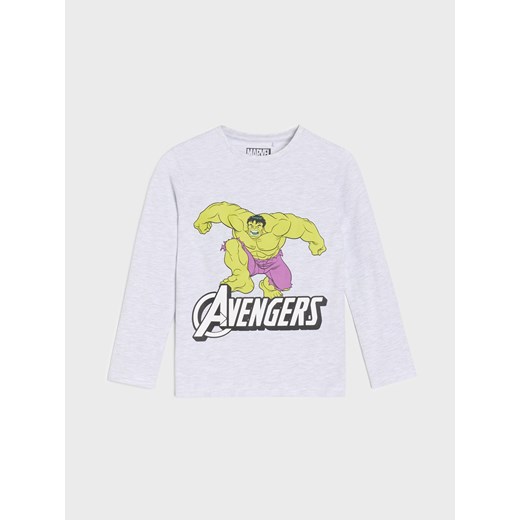 Sinsay - Koszulki z długimi rękawami 2 pack Avengers - wielobarwny Sinsay 134 (8-9 l) Sinsay