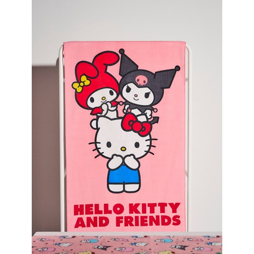 Sinsay - Ręcznik bawełniany Hello Kitty and Friends - różowy Sinsay One Size Sinsay