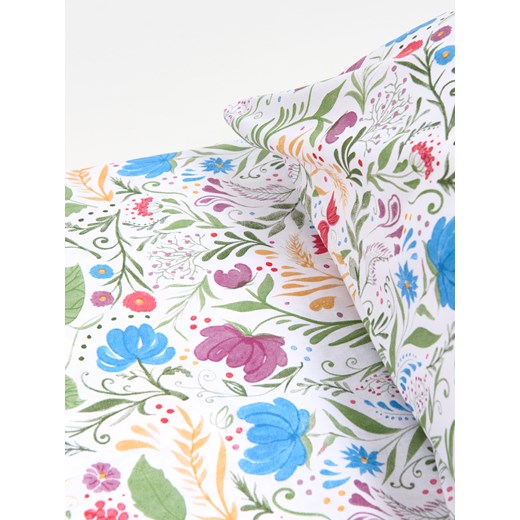 Sinsay - Komplet pościeli w kwiaty - wielobarwny Sinsay One Size Sinsay