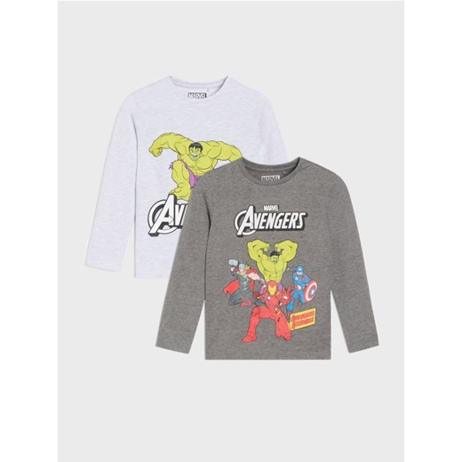 Sinsay - Koszulki z długimi rękawami 2 pack Avengers - wielobarwny ze sklepu Sinsay w kategorii Kaftaniki i bluzki - zdjęcie 184778658