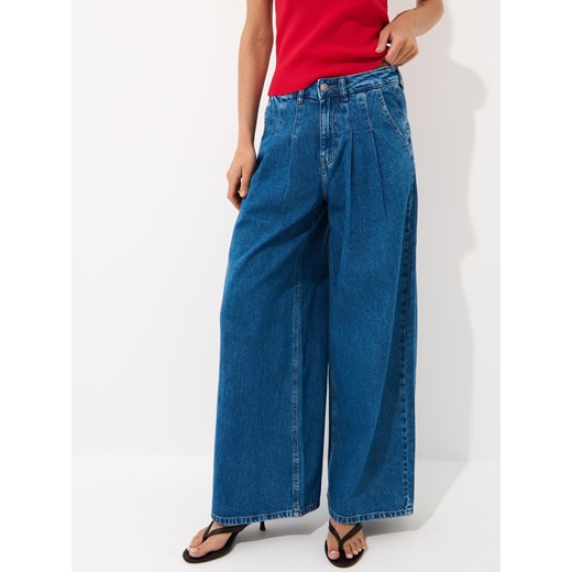 Mohito - Jeansy palazzo - niebieski Mohito 34 Mohito