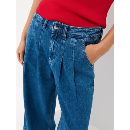Mohito - Jeansy palazzo - niebieski Mohito 32 Mohito