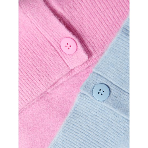 Reserved - Kardigan z obniżoną linią ramion - fioletowy Reserved M Reserved