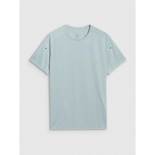 Męska koszulka treningowa 4F x Robert Lewandowski RL9SSS25TFTSM1693 - turkusowa ze sklepu Sportstylestory.com w kategorii T-shirty męskie - zdjęcie 184779917