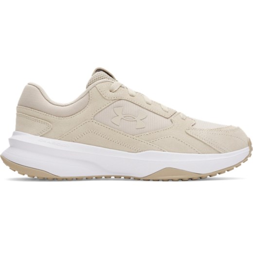 Męskie buty treningowe Under Armour UA Edge SUEDE - beżowe ze sklepu Sportstylestory.com w kategorii Buty sportowe męskie - zdjęcie 184779937