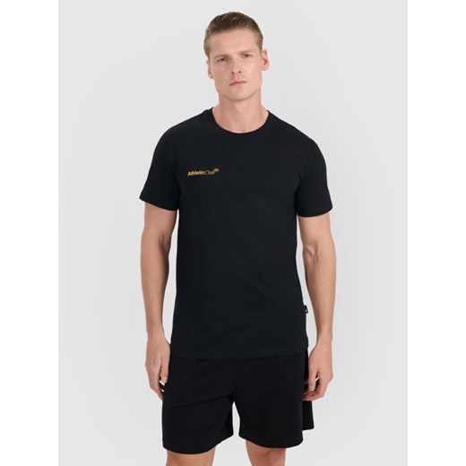 Męski t-shirt z nadrukiem 4F 4FRSS25TTSHM2853 - czarny ze sklepu Sportstylestory.com w kategorii T-shirty męskie - zdjęcie 184780015