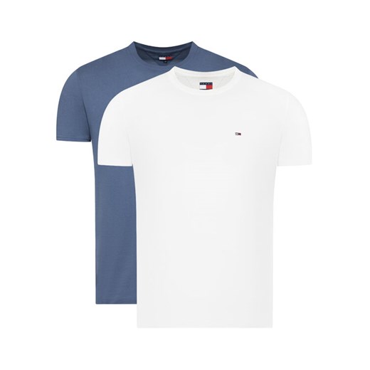Tommy Jeans Komplet 2 t-shirtów DM0DM20687 Kolorowy Slim Fit ze sklepu MODIVO w kategorii T-shirty męskie - zdjęcie 184780865