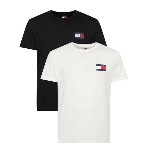 Tommy Jeans Komplet 2 t-shirtów Ess Flag DM0DM22143 Kolorowy Slim Fit ze sklepu MODIVO w kategorii T-shirty męskie - zdjęcie 184780895
