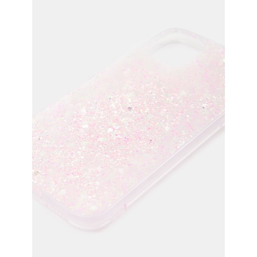 Sinsay - Brokatowe etui na iPhone 11/XR - różowy Sinsay One Size Sinsay