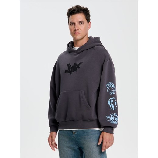 Sinsay - Bluza z kapturem League of Legends - niebieski ze sklepu Sinsay w kategorii Bluzy męskie - zdjęcie 184782896