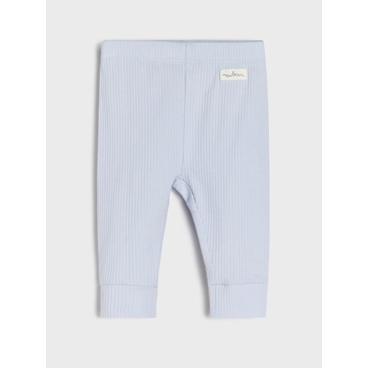 Sinsay - Bawełniane legginsy 2 pack - błękitny Sinsay 68 (3-6 m) Sinsay