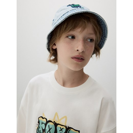 Reserved - Jeansowy bucket hat - granatowy Reserved 9-13 lat Reserved